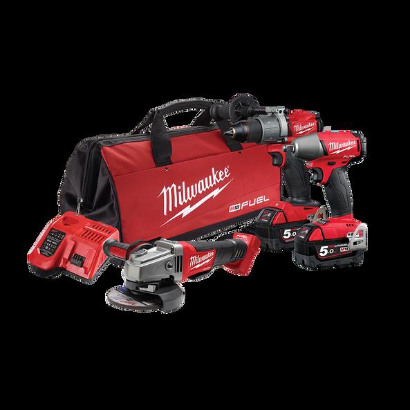 M18 FUEL 3 PIECE POWER PACK 3B2