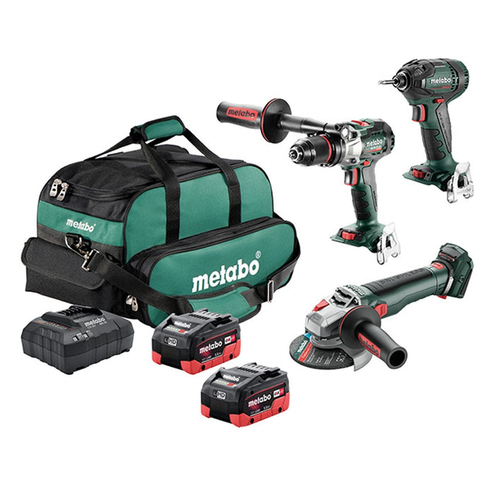 METABO 18.0v L1 5.5Ah 3pc Brushless Tool Kit BL35B2HD455D