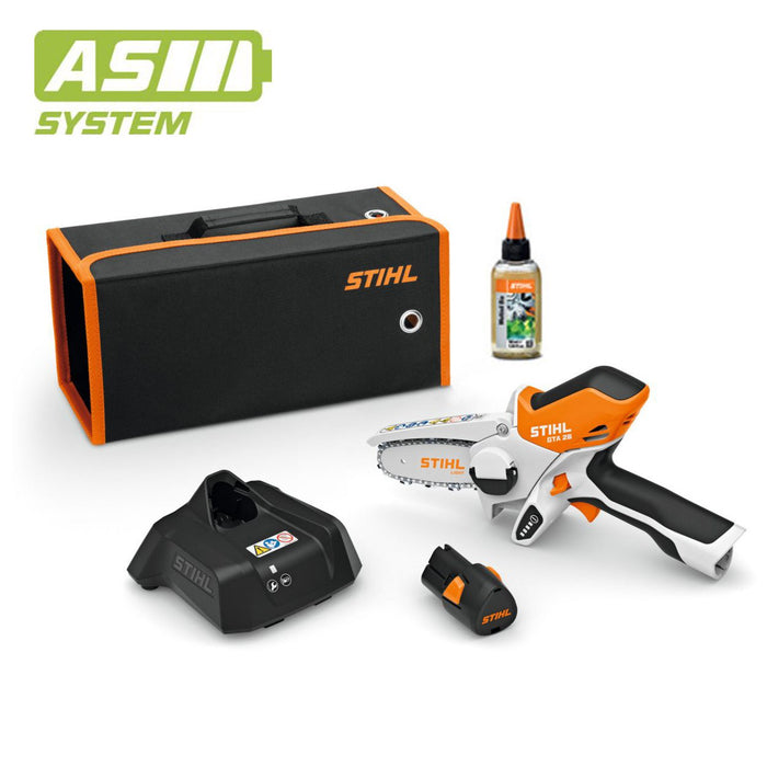 Stihl GTA 26 Battery Garden Pruner AS-System Kit