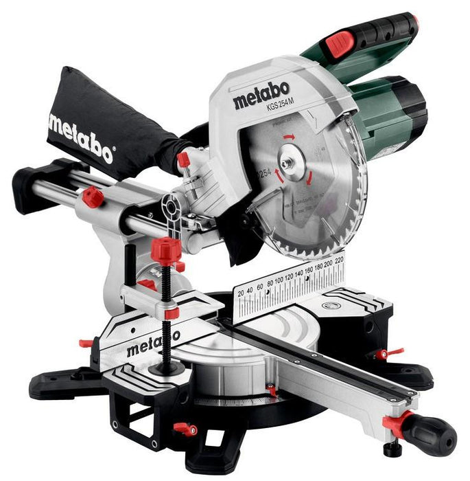 METABO KGS254M - 1450W 254mm Slide Mitre Compound Saw