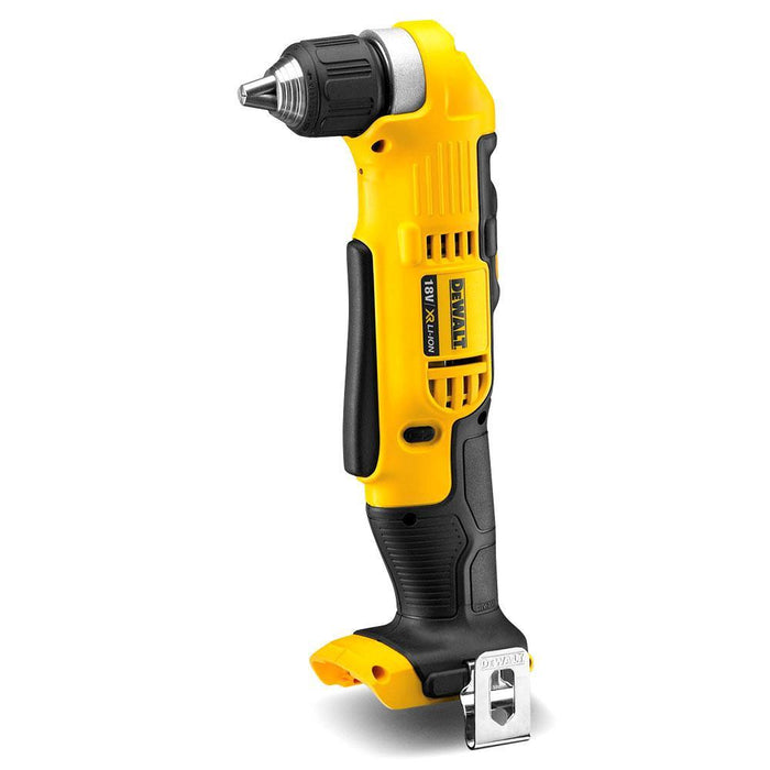 DeWalt DCD740N-XE 18V Li-Ion Cordless 2-Speed Right Angle Drill - Skin