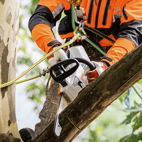 MSA 161 T Handy Battery Chainsaw for Professional Tree Maintenance