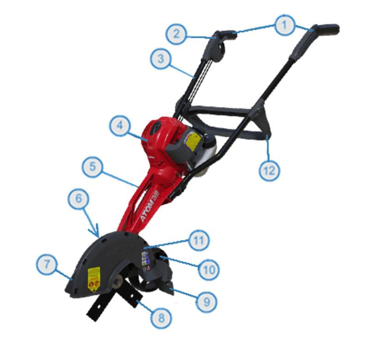 Atom Deluxe 2ST  26cc Domestic Petrol Edger
